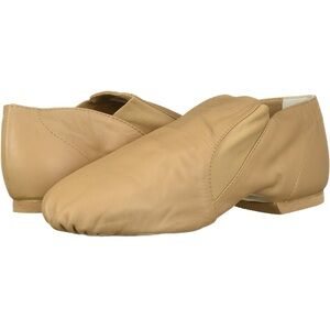 Bloch Tan Elasta Bootie Jazz Shoes Women’s Size 9M – Slip-On Dance Shoes